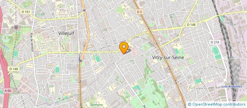 localisation de l'entreprise TKT à VITRY-SUR-SEINE