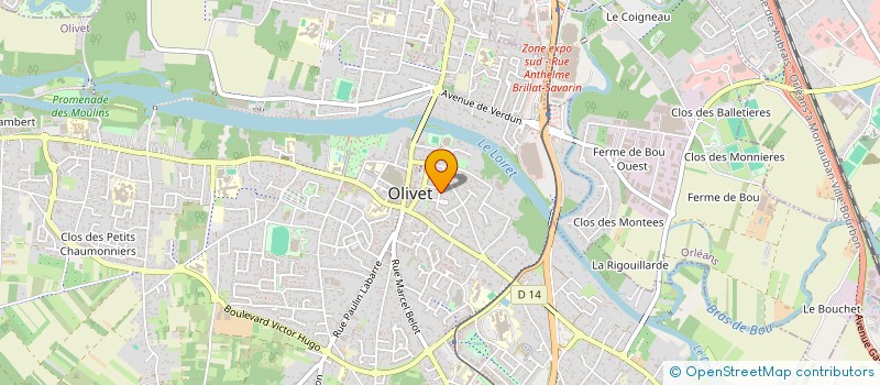 localisation de l'entreprise TKT CVLF à OLIVET