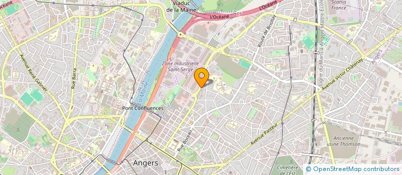localisation de l'entreprise TKV FRANCE  ANGERS