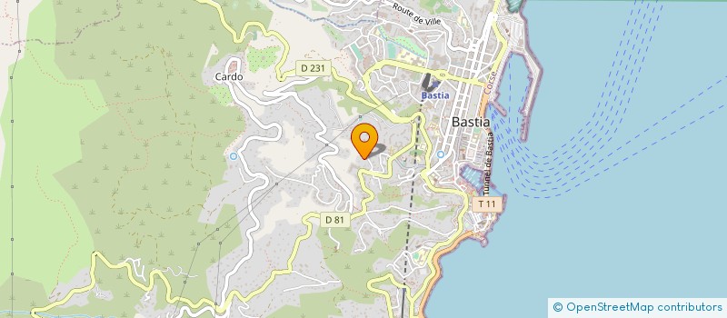 localisation de l'entreprise TL 2B à BASTIA