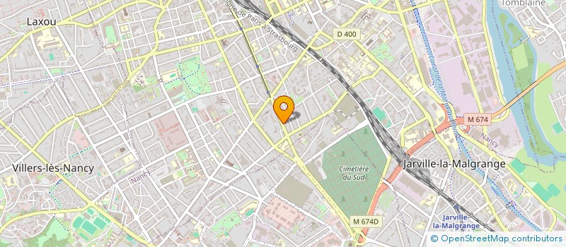 localisation de l'entreprise TL  NANCY