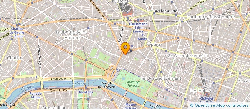 localisation de l'entreprise TL & A.  PARIS