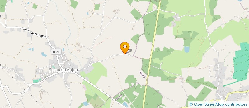 localisation de l'entreprise TL AMENAGEMENTS  SCEAUX-D'ANJOU