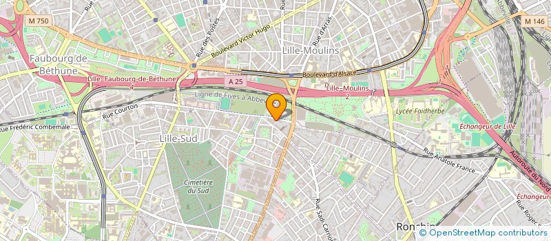 localisation de l'entreprise TL ASSISTANCE à LILLE
