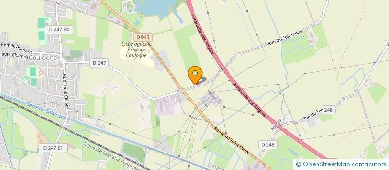 localisation de l'entreprise TL  AUTOMOBILES  CALAIS