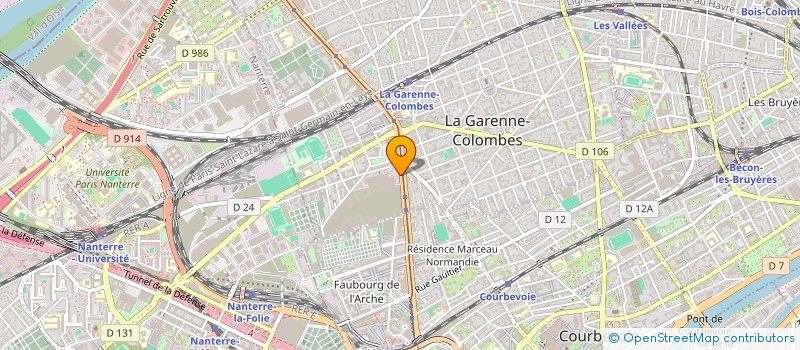 localisation de l'entreprise TL BAT à LA GARENNE-COLOMBES