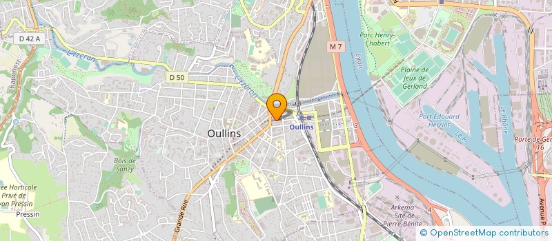 localisation de l'entreprise TL CONSULTING à OULLINS-PIERRE-BENITE