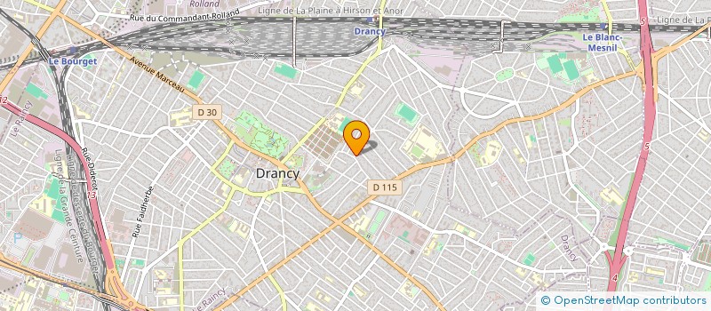 localisation de l'entreprise TL CORP  DRANCY