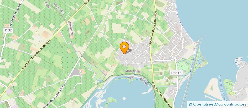 localisation de l'entreprise TL CREATIONS à MARSEILLAN