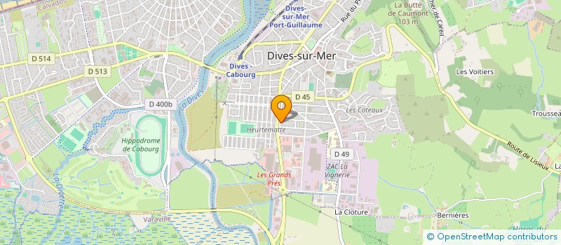 localisation de l'entreprise TL DIVES à DIVES-SUR-MER