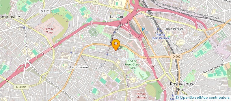 localisation de l'entreprise TL ELECTRICITE à ROSNY-SOUS-BOIS