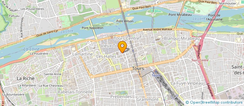 localisation de l'entreprise TL ENVIRONNEMENT à TOURS