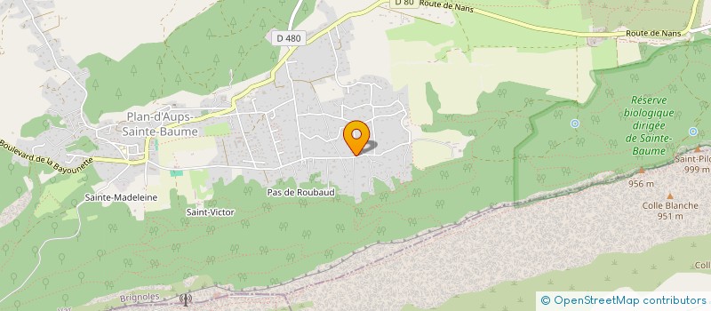 localisation de l'entreprise TL ET CP  PLAN-D'AUPS-SAINTE-BAUME