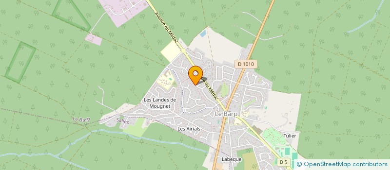 localisation de l'entreprise TL FERMETURES  LE BARP