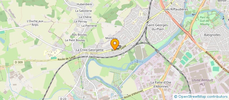 localisation de l'entreprise TL FINANCES à LE MANS