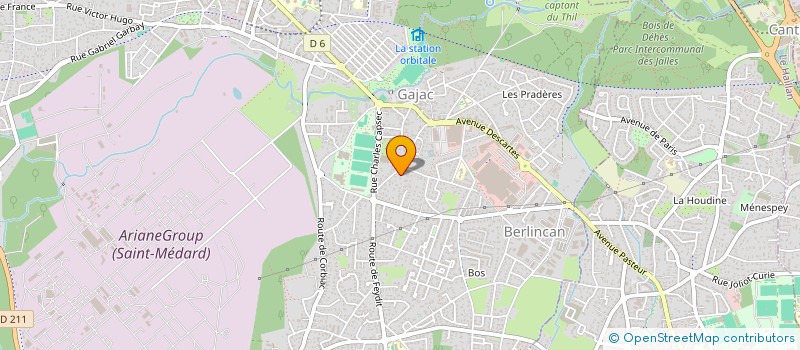 localisation de l'entreprise TL GESTION  SAINT-MEDARD-EN-JALLES