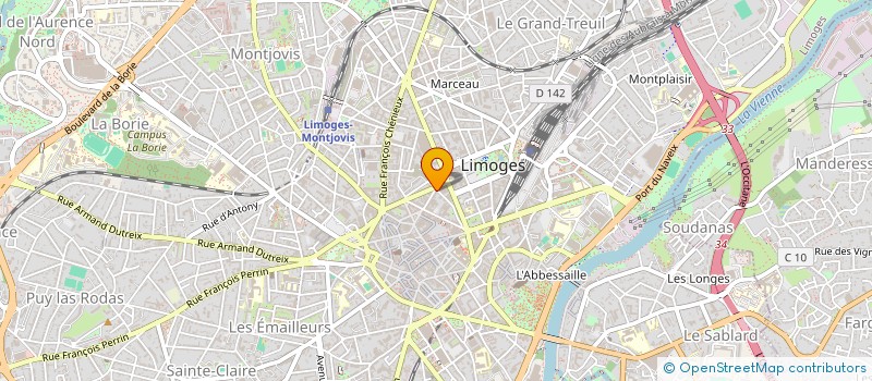 localisation de l'entreprise TL HOLDING à LIMOGES