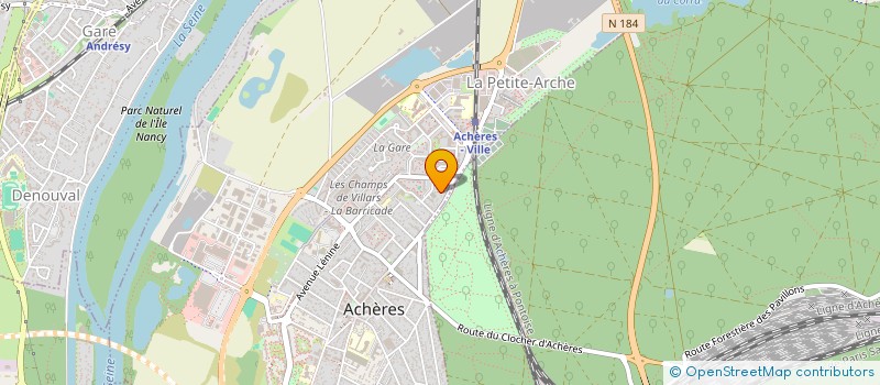 localisation de l'entreprise TL IMMO  ACHERES