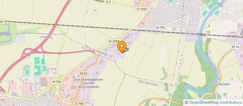 localisation de l'entreprise TL IMMO PRO  PONT-DU-CHATEAU