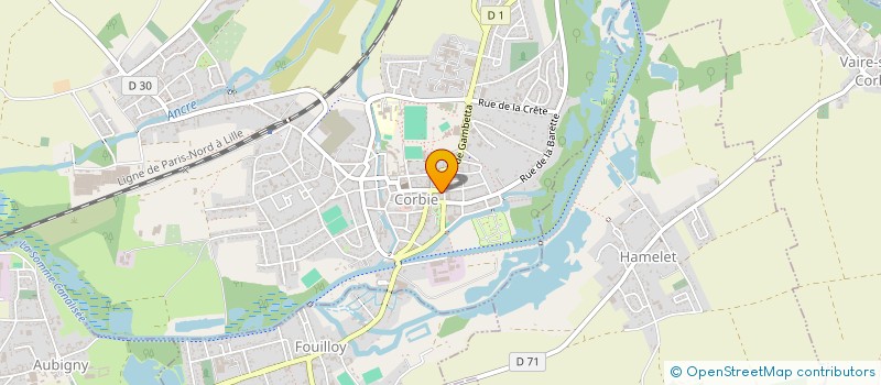 localisation de l'entreprise TL IMMOBILIER à CORBIE