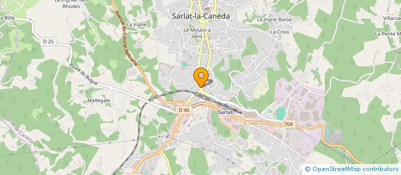 localisation de l'entreprise TL IMMOBILIER à SARLAT-LA-CANEDA
