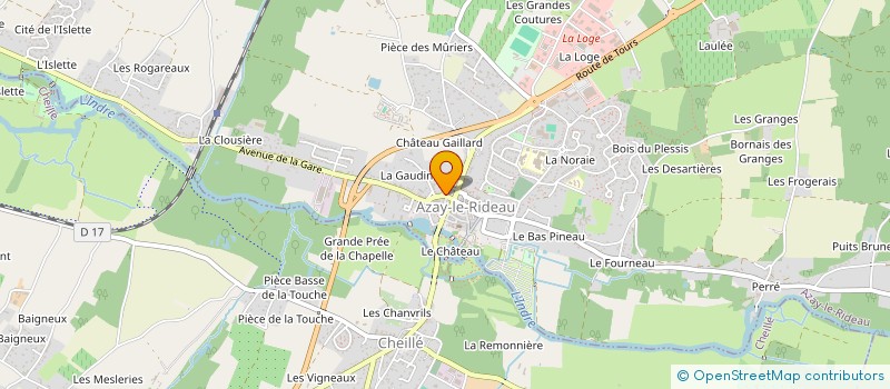localisation de l'entreprise TL IMMOBILIER  AZAY-LE-RIDEAU