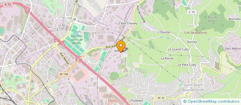 localisation de l'entreprise TL INVEST à SAINT-ETIENNE