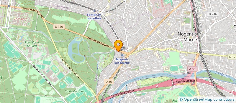 localisation de l'entreprise TL INVEST  NOGENT-SUR-MARNE