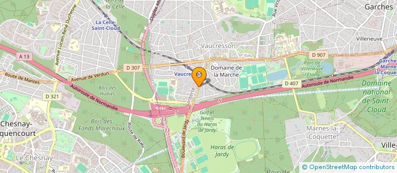 localisation de l'entreprise TL INVEST  VAUCRESSON