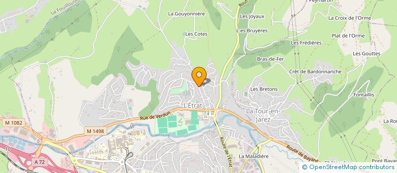 localisation de l'entreprise TL INVIMMO  L'ETRAT