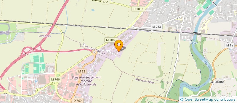 localisation de l'entreprise TL LES SOURCES CALLOU  PONT-DU-CHATEAU