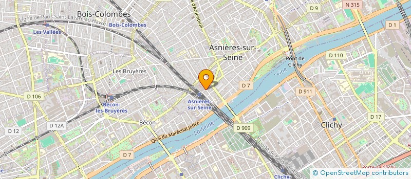 localisation de l'entreprise TL MANAGEMENT à ASNIERES-SUR-SEINE