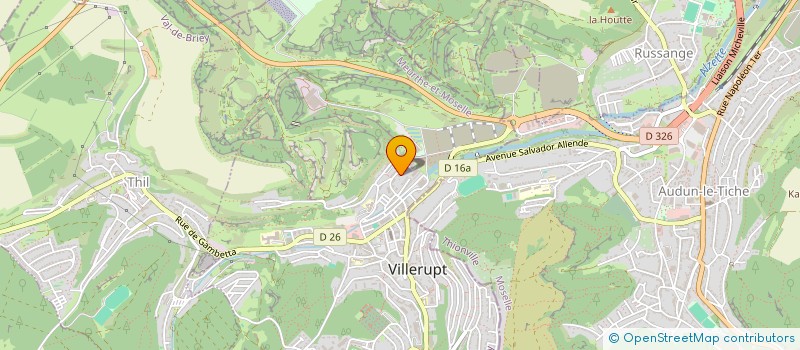 localisation de l'entreprise TL OPALE  VILLERUPT