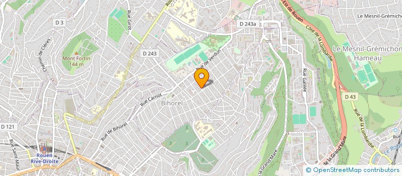 localisation de l'entreprise TL PARTICIPATIONS  BIHOREL