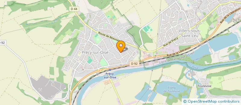 localisation de l'entreprise TL RENOV PLOMBERIE CHAUFFAGE  PRECY-SUR-OISE