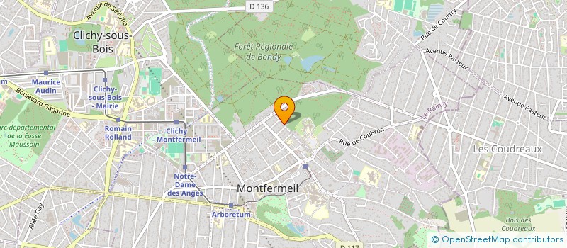 localisation de l'entreprise TL SERVICES à MONTFERMEIL