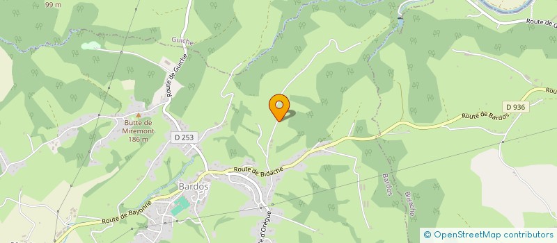 localisation de l'entreprise TL SERVICES  BARDOS