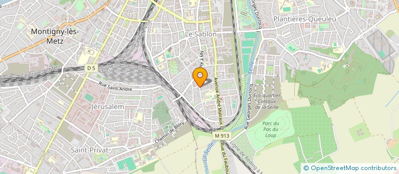 localisation de l'entreprise TL TAXI  METZ