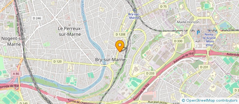 localisation de l'entreprise TL THIERS IMMO  BRY-SUR-MARNE