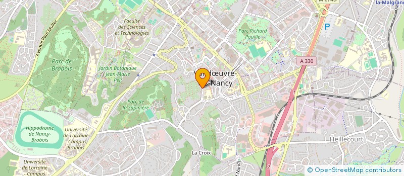 localisation de l'entreprise TL TRANSFRET SERVICES à VANDŒUVRE-LES-NANCY