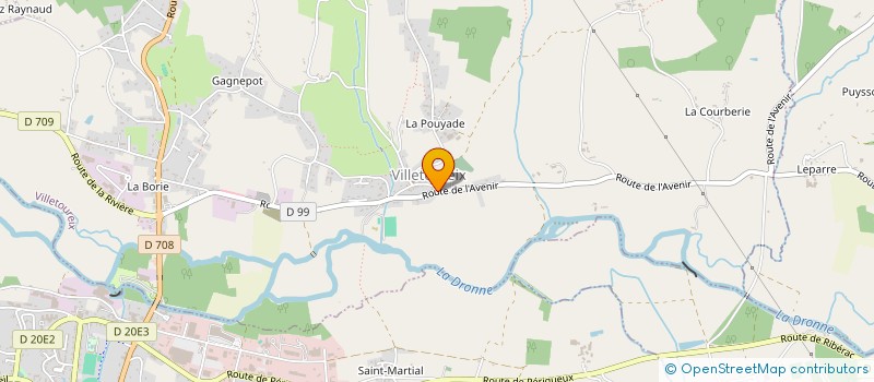 localisation de l'entreprise TL2  VILLETOUREIX