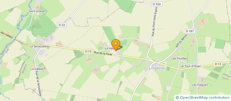 localisation de l'entreprise TLA EXPRESS à LINGEVRES
