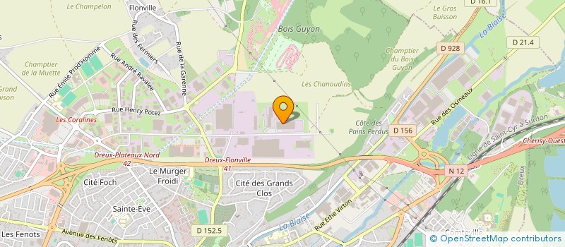 localisation de l'entreprise TLA GROUP à DREUX