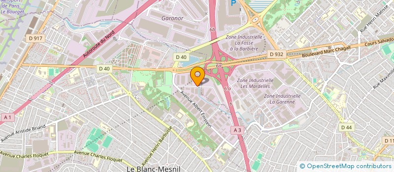 localisation de l'entreprise TLA - KAUFMANN à LE BLANC-MESNIL