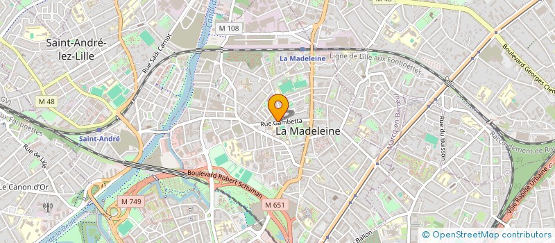localisation de l'entreprise TLABV à LA MADELEINE
