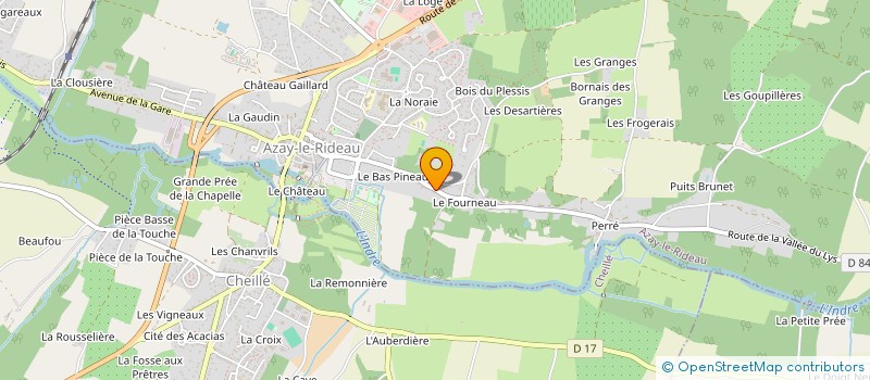 localisation de l'entreprise TLAC à AZAY-LE-RIDEAU
