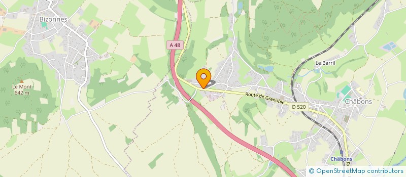 localisation de l'entreprise TLAM  CHABONS
