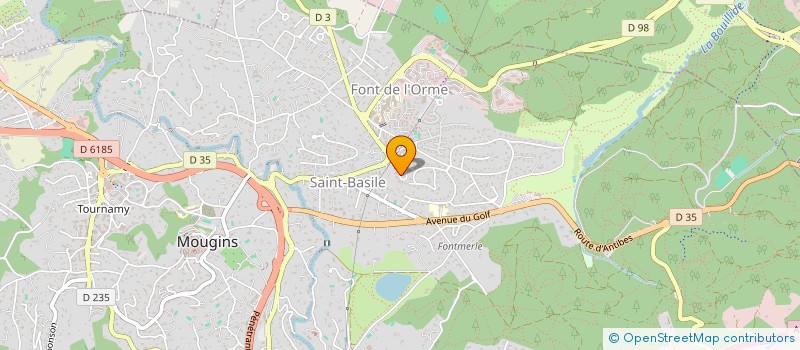 localisation de l'entreprise TLAP à MOUGINS