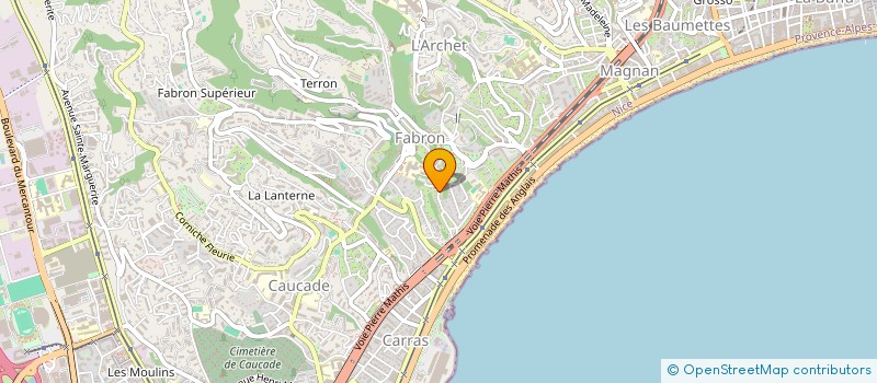 localisation de l'entreprise TLAXCALA à NICE
