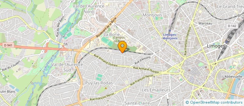 localisation de l'entreprise TLB à LIMOGES